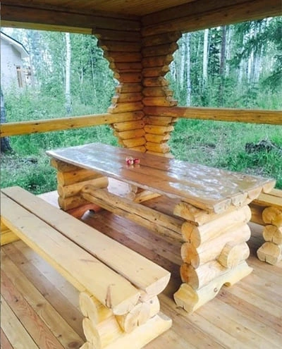 Realizace Měkké sklo na venkovním nábytku